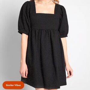 ModCloth Sunset Soiree Babydoll Dress
